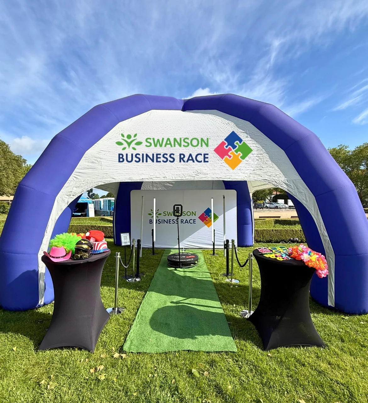 Stanowisko Fotobudki 360 Twoje360 - Swanson Business Race