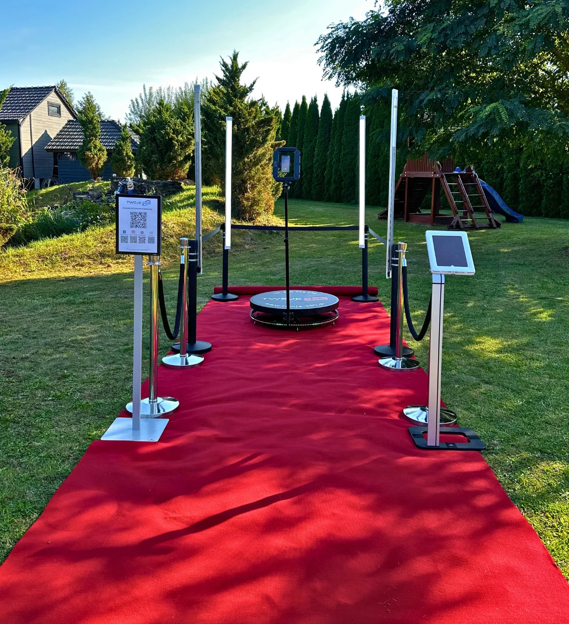 Stanowisko Fotobudki 360 Twoje360 - Urodziny