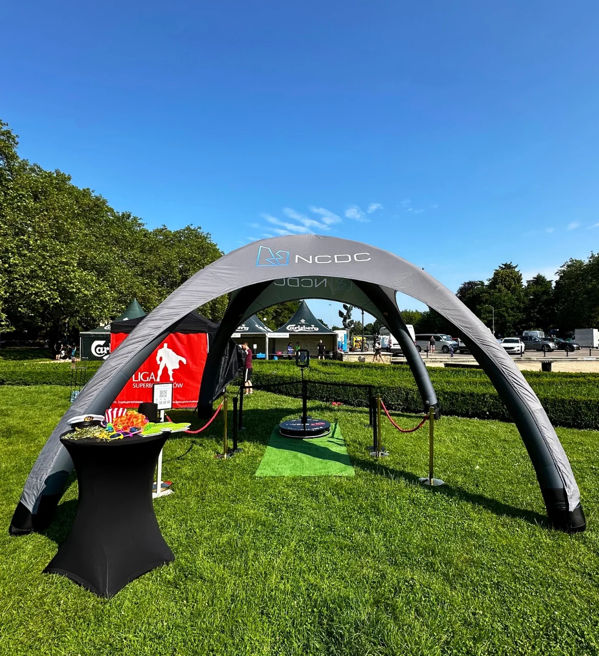 Stanowisko Fotobudki 360 Twoje360 - Bieg NCDC